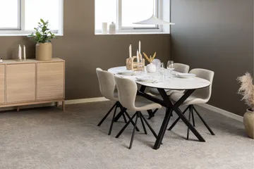 Sakie Skänk 135,4 cm - Vit - Förvaring - Förvaringsmöbler - Skänkar & sideboards