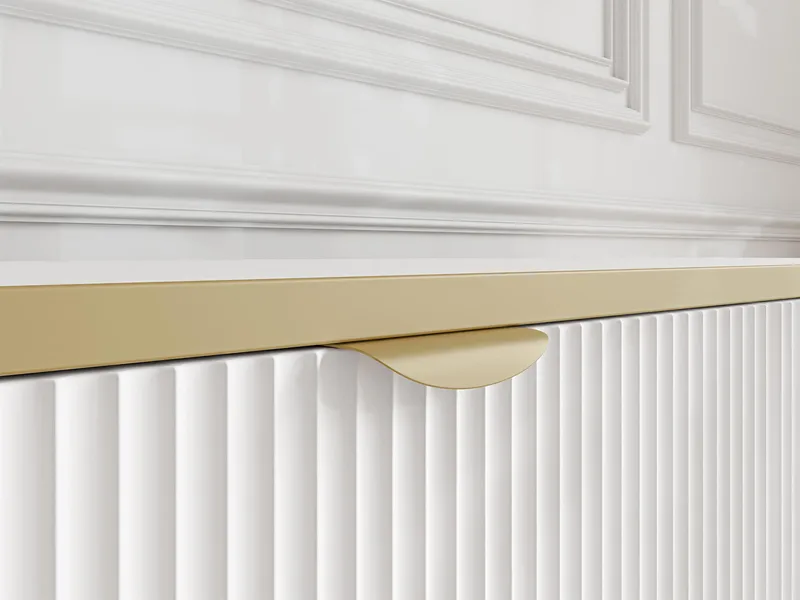 Salmor Skänk 135x42 cm - Vit - Förvaring - Förvaringsmöbler - Skänkar & sideboards