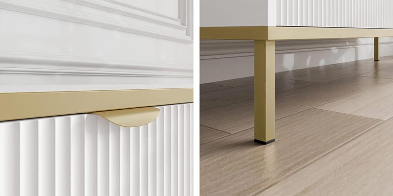 Salmor Skänk 91x42 cm - Vit - Förvaring - Förvaringsmöbler - Skänkar & sideboards