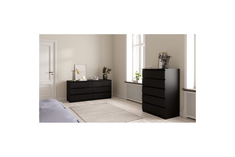 Salomns Byrå 77 cm - Svart - Förvaring - Förvaringsmöbler - Byrå