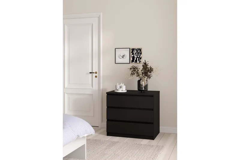 Salomns Byrå 77 cm - Svart - Förvaring - Förvaringsmöbler - Byrå