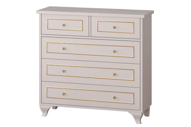 Seric Byrå 90 cm - Matt Vit - Förvaring - Förvaringsmöbler - Byrå