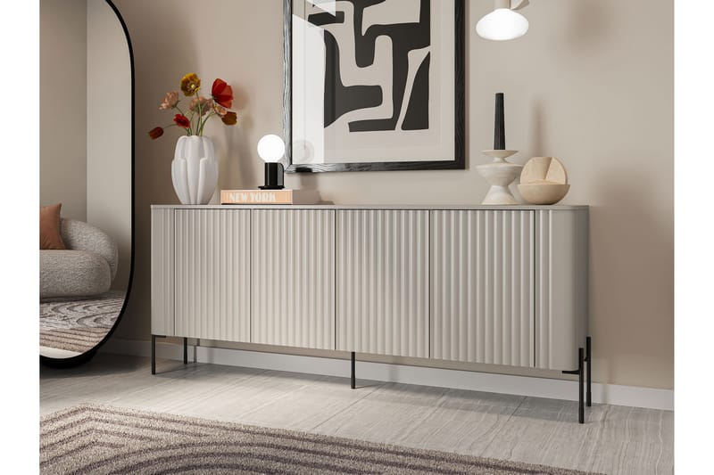 Sherie Skänk 190x40 cm - Vit - Förvaring - Förvaringsmöbler - Skänkar & sideboards
