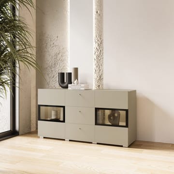 Sideboard Baros 2 Dörrar med 3 Lådor - Ljus Beige - Förvaring - Förvaringsmöbler - Skänkar & sideboards