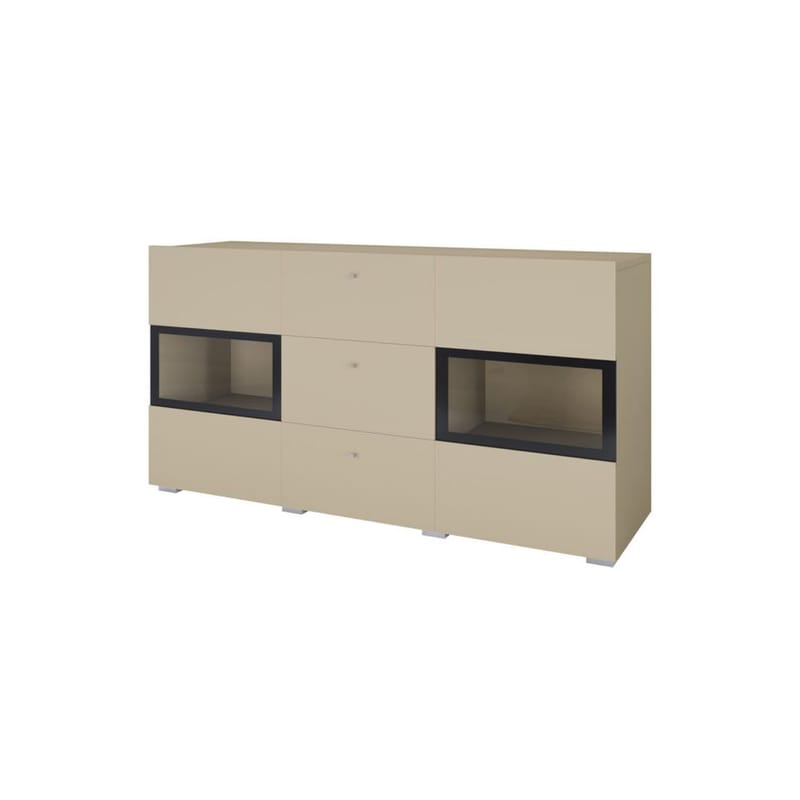 Sideboard Baros 2 Dörrar med 3 L ådor - Ljus Beige - Förvaring - Förvaringsmöbler - Skänkar & sideboards
