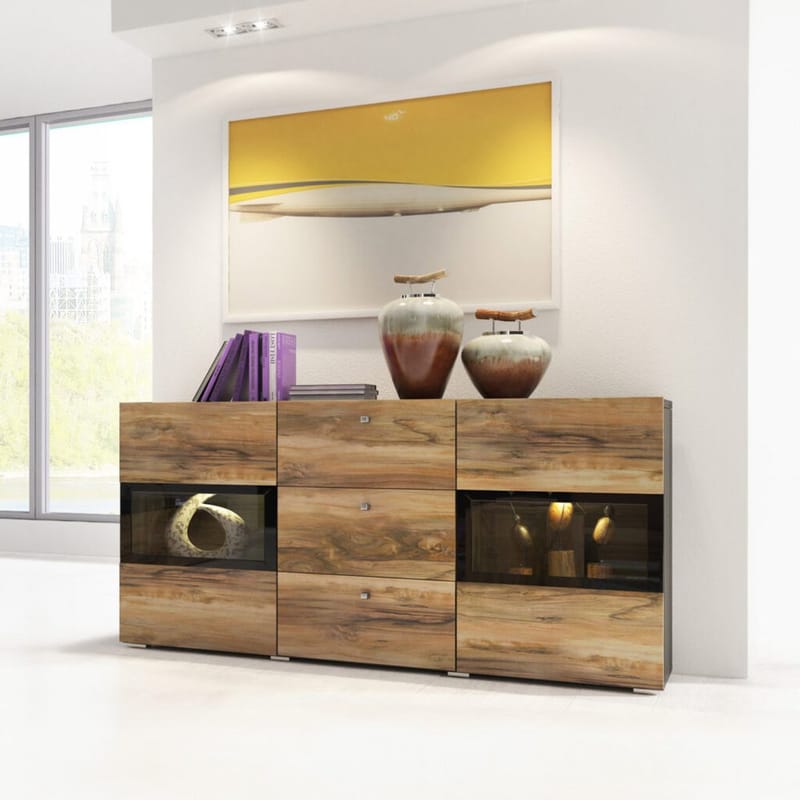 Sideboard Baros 2 Dörrar med 3 Lådor - Touchwood - Förvaring - Förvaringsmöbler - Skänkar & sideboards