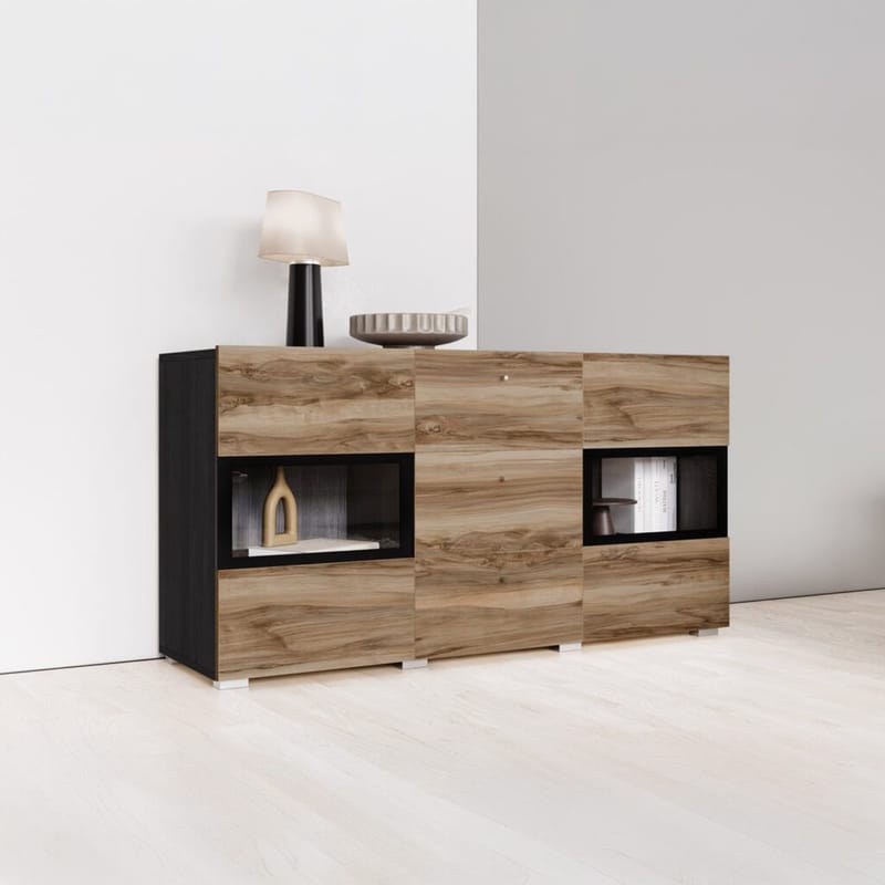 Sideboard Baros 2 Dörrar med 3 Lådor - Touchwood - Förvaring - Förvaringsmöbler - Skänkar & sideboards
