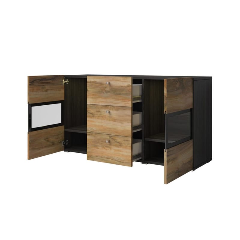 Sideboard Baros 2 Dörrar med 3 Lådor - Touchwood - Förvaring - Förvaringsmöbler - Skänkar & sideboards