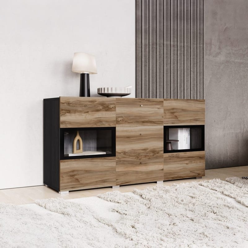 Sideboard Baros 2 Dörrar med 3 Lådor - Touchwood - Förvaring - Förvaringsmöbler - Skänkar & sideboards
