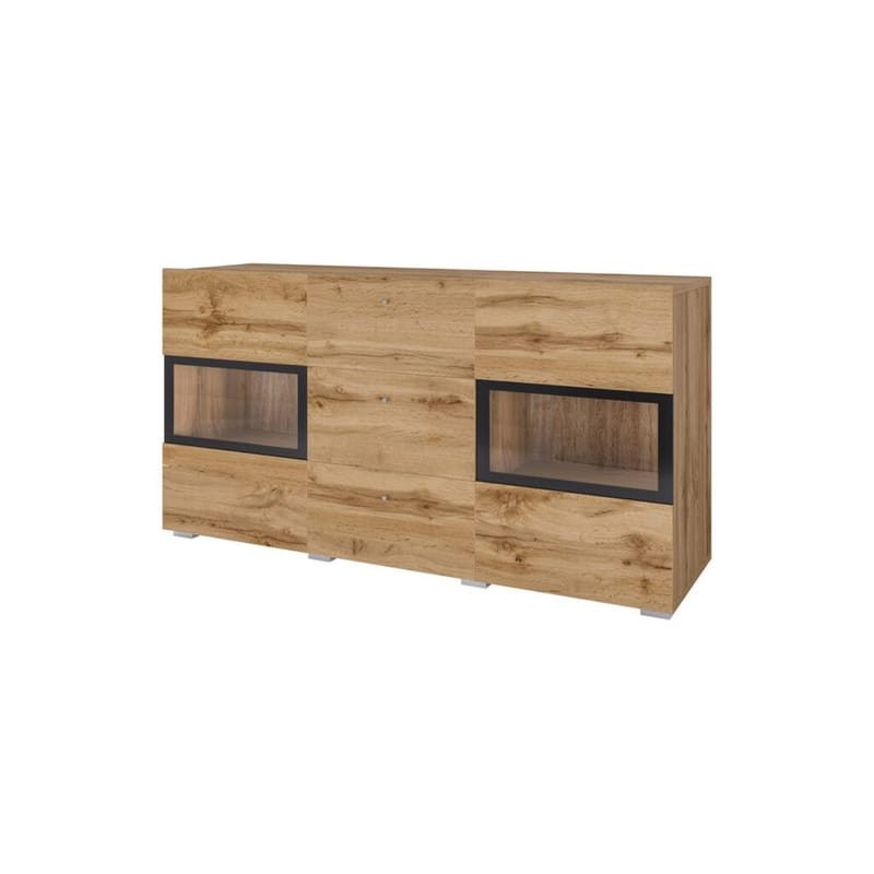 Sideboard Baros 2 Dörrar med 3 Lådor - Wotan Ek - Förvaring - Förvaringsmöbler - Skänkar & sideboards