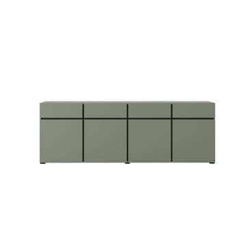 Sideboard Cross 4 dörrar med 4 lådor - Grön - Svart - Förvaring - Förvaringsmöbler - Skänkar & sideboards