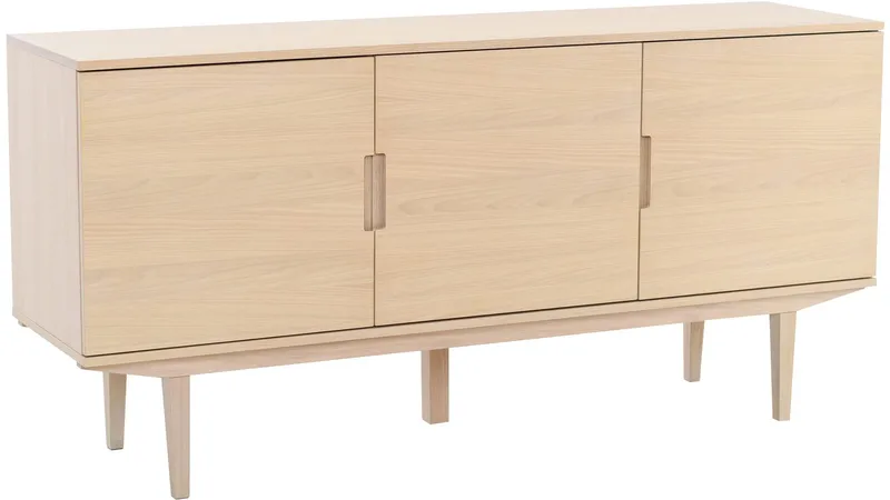 Sideboard Falmar med 3 Dörrar - Vitpigmenterad - Förvaring - Förvaringsmöbler - Skänkar & sideboards