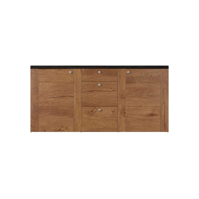 Sideboard Larona 2 Dörrar med 3 Lådor - Lefkas Ek - Förvaring - Förvaringsmöbler - Skänkar & sideboards