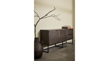 Sideboard Lindor Oljad - Oljad brun ekfaner - Förvaring - Förvaringsmöbler - Skänkar & sideboards