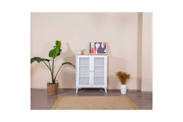 Sideboard Mjudi Vit / Ek - Vit / Ek - Förvaring - Förvaringsmöbler - Skänkar & sideboards