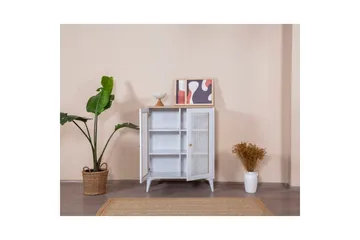 Sideboard Mjudi Vit / Ek - Vit / Ek - Förvaring - Förvaringsmöbler - Skänkar & sideboards