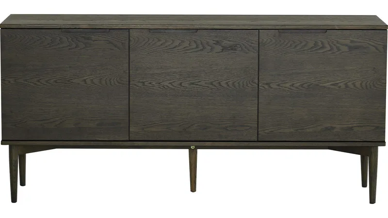 Sideboard Nordal 3 Dörrar - Brunlackad ek med vitpigmentering - Förvaring - Förvaringsmöbler - Skänkar & sideboards