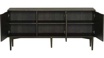 Sideboard Nordal 3 Dörrar - Brunlackad ek med vitpigmentering - Förvaring - Förvaringsmöbler - Skänkar & sideboards