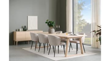 Sideboard Nordal 3 Dörrar - Brunlackad ekfaner - Förvaring - Förvaringsmöbler - Skänkar & sideboards