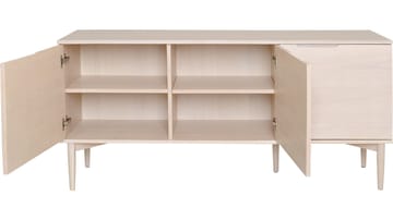 Sideboard Nordal 3 Dörrar - Brunlackad ekfaner - Förvaring - Förvaringsmöbler - Skänkar & sideboards