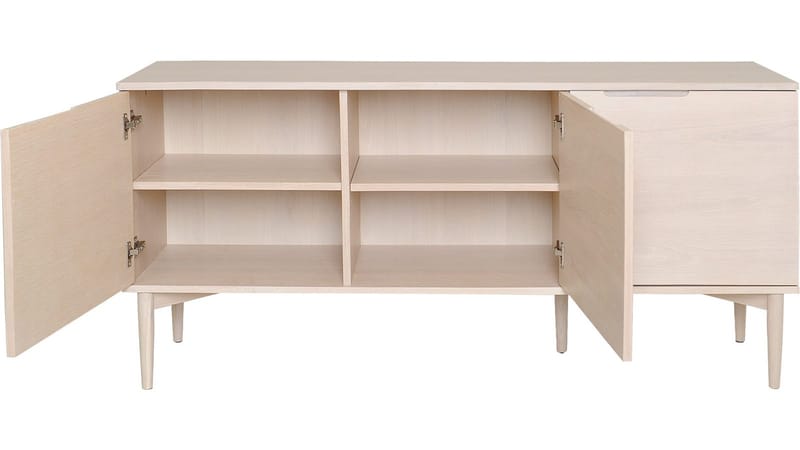 Sideboard Nordal 3 Dörrar - Brunlackad ekfaner - Förvaring - Förvaringsmöbler - Skänkar & sideboards
