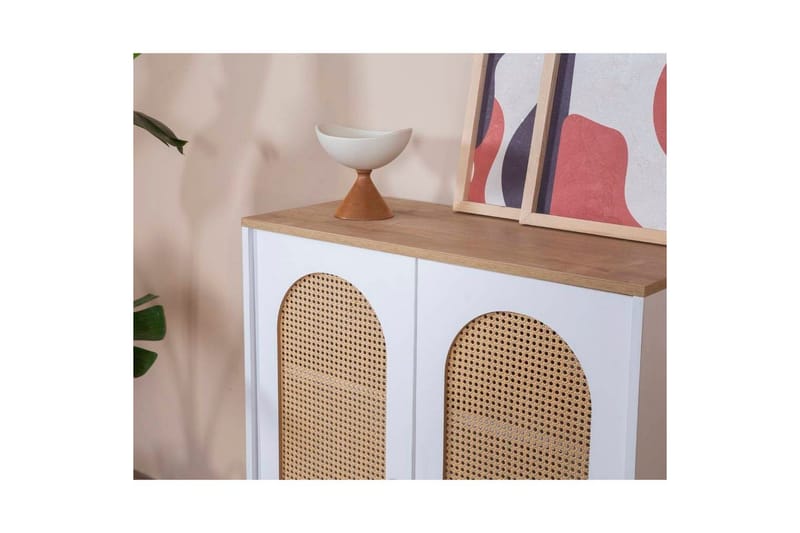 Sideboard Terra Vit / Ek - Natur/Vit - Förvaring - Förvaringsmöbler - Skänkar & sideboards