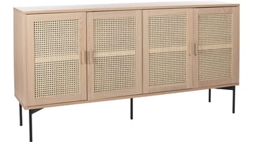 Sideboard Traunfled 4 Dörr - Vitpigmenterad - Förvaring - Förvaringsmöbler - Skänkar & sideboards