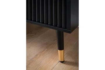 Sideboard Wohnling Folierad spånskiva ekoptik 150 cm 4 dörrar modern - Möbler - Vardagsrum - Soffbord & vardagsrumsbord - Avlastningsbord & konsolbord