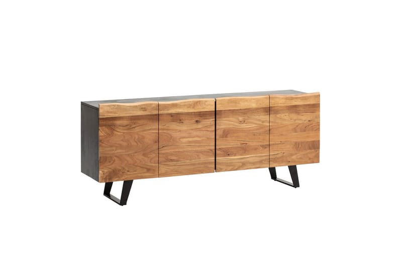 Sideboard Wohnling Massiv trä träd kant 180 cm 4 dörrar industriell - Förvaring - Förvaringsmöbler - Skänkar & sideboards