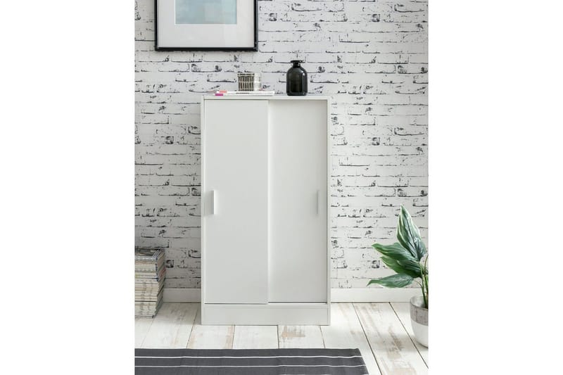 Sideboard Wohnling Melaminbelagd MDF-skjutdörrar Modern - Förvaring - Förvaringsmöbler - Byrå