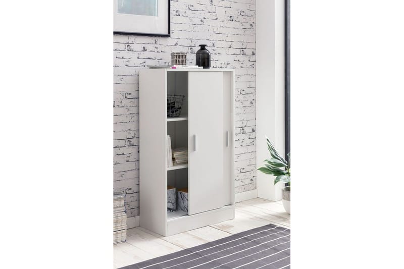 Sideboard Wohnling Melaminbelagd MDF-skjutdörrar Modern - Förvaring - Förvaringsmöbler - Byrå