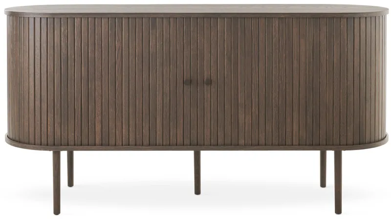 Sideboard Yngvar 150 cm, Brunlackad ek