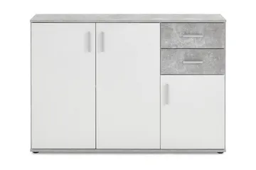 Albi Skänk 121 cm - Grå/Vit - Förvaring - Förvaringsmöbler - Skänkar & sideboards