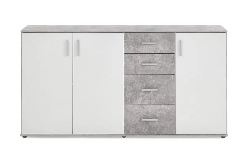 Albi Skänk 160 cm - Grå/Vit - Förvaring - Förvaringsmöbler - Skänkar & sideboards