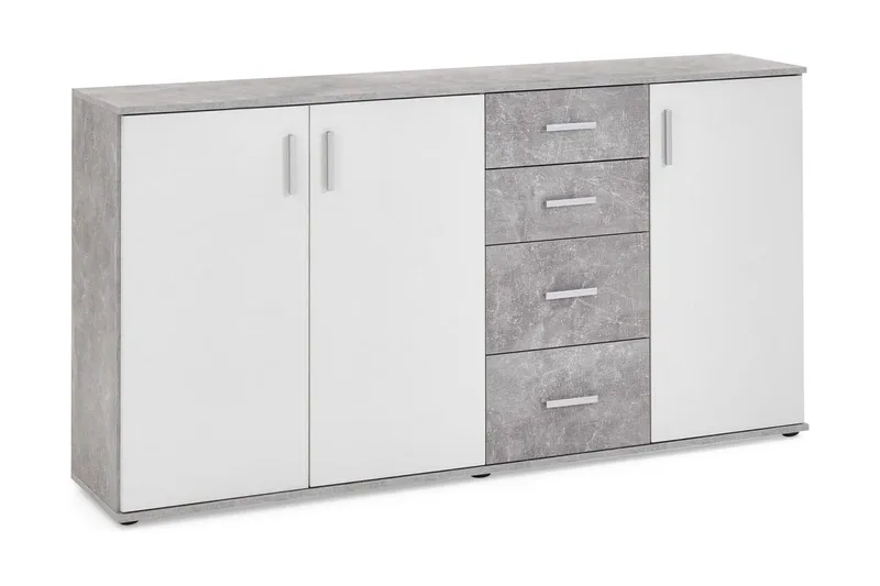 Albi Skänk 160 cm - Grå/Vit - Förvaring - Förvaringsmöbler - Skänkar & sideboards