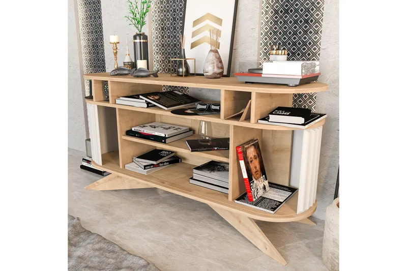 Andifli Sideboard 43x75x150 cm - Ek - Förvaring - Förvaringsmöbler - Skänkar & sideboards