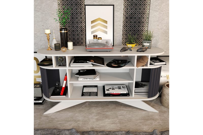 Andifli Sideboard 43x75x150 cm - Vit - Förvaring - Förvaringsmöbler - Skänkar & sideboards