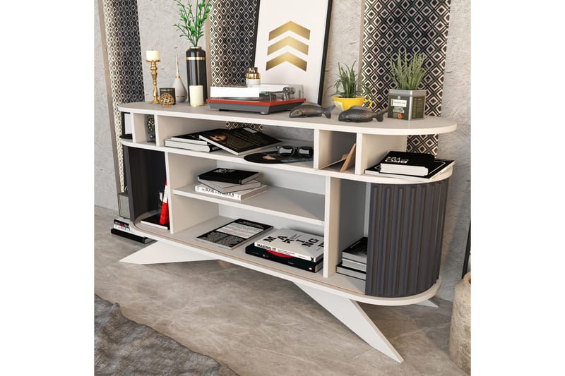 Andifli Sideboard 43x75x150 cm - Vit - Förvaring - Förvaringsmöbler - Skänkar & sideboards