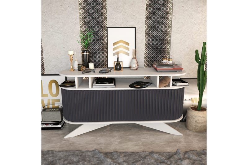 Andifli Sideboard 43x75x150 cm - Vit - Förvaring - Förvaringsmöbler - Skänkar & sideboards