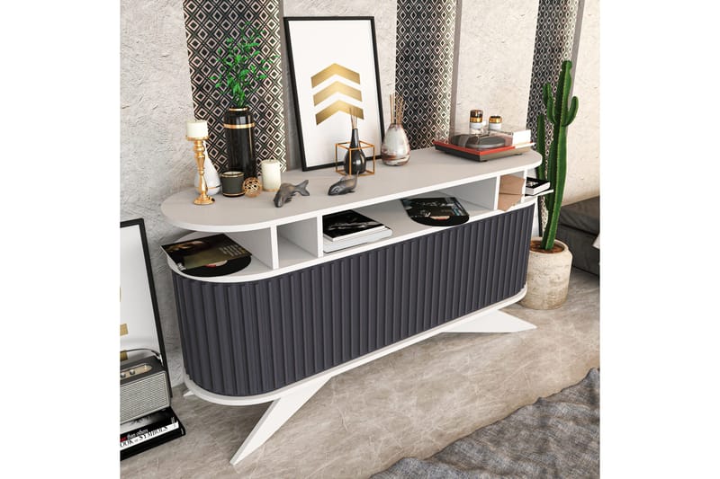 Andifli Sideboard 43x75x150 cm - Vit - Förvaring - Förvaringsmöbler - Skänkar & sideboards