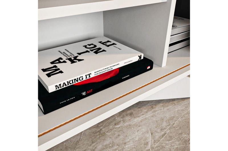 Andifli Sideboard 43x75x150 cm - Vit - Förvaring - Förvaringsmöbler - Skänkar & sideboards