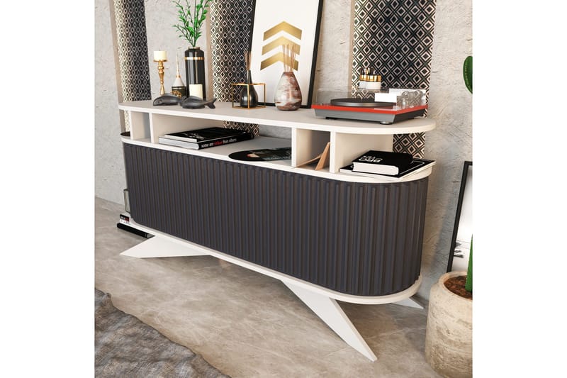 Andifli Sideboard 43x75x150 cm - Vit - Förvaring - Förvaringsmöbler - Skänkar & sideboards