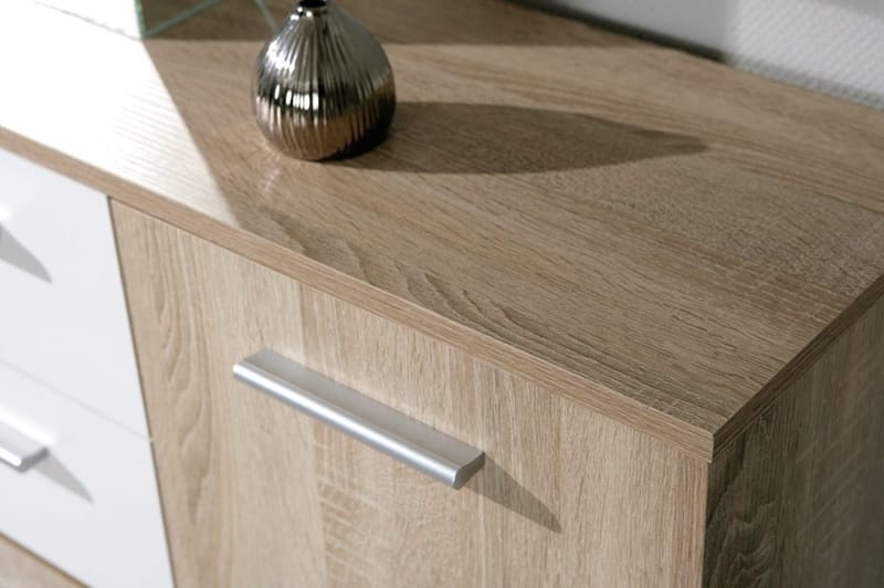 Aragon Skänk 115 cm - Vit/Ljus Ek - Förvaring - Förvaringsmöbler - Skänkar & sideboards