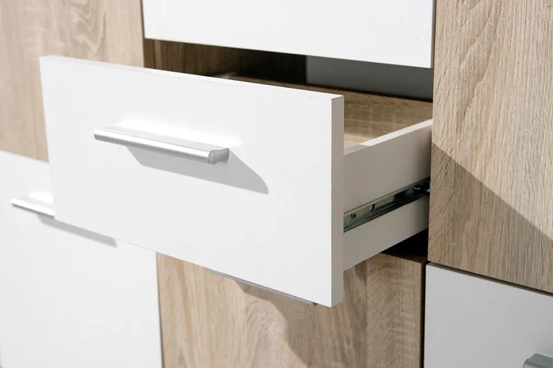 Aragon Skänk 115 cm - Vit/Ljus Ek - Förvaring - Förvaringsmöbler - Skänkar & sideboards