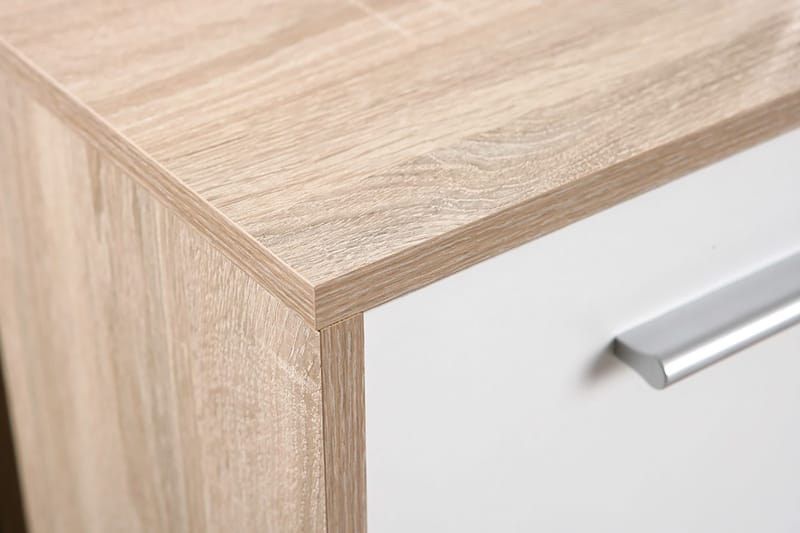 Aragon Skänk 77 cm - Vit/Ljus Ek - Förvaring - Förvaringsmöbler - Skänkar & sideboards