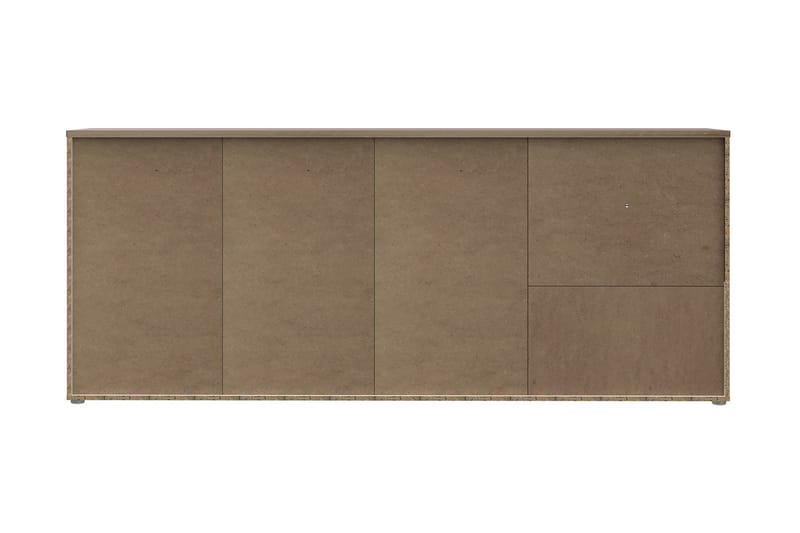 BARAGANUL Sideboard 41x196 cm Brun/Vit - Skänkar & sideboards