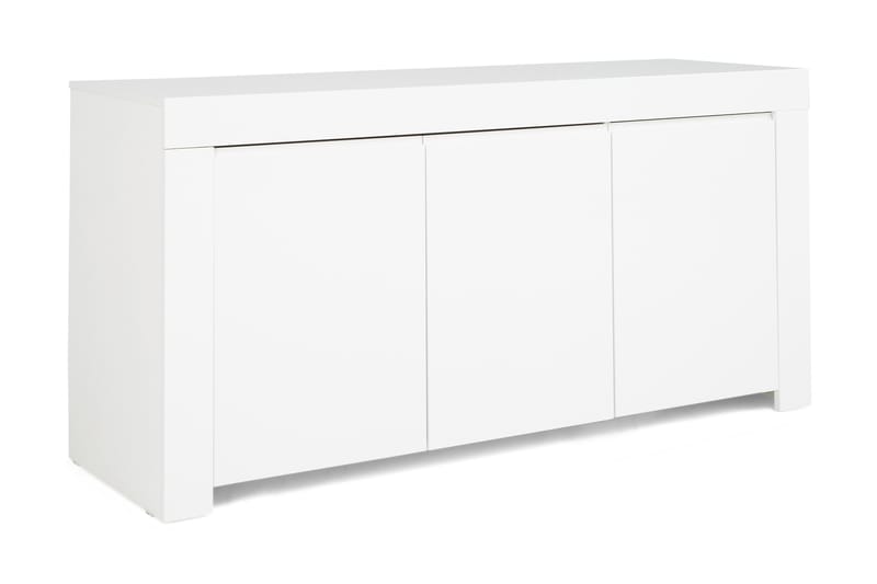 BAVENO Sideboard 162 3 Dörrar Vit Högglans - Skänkar & sideboards