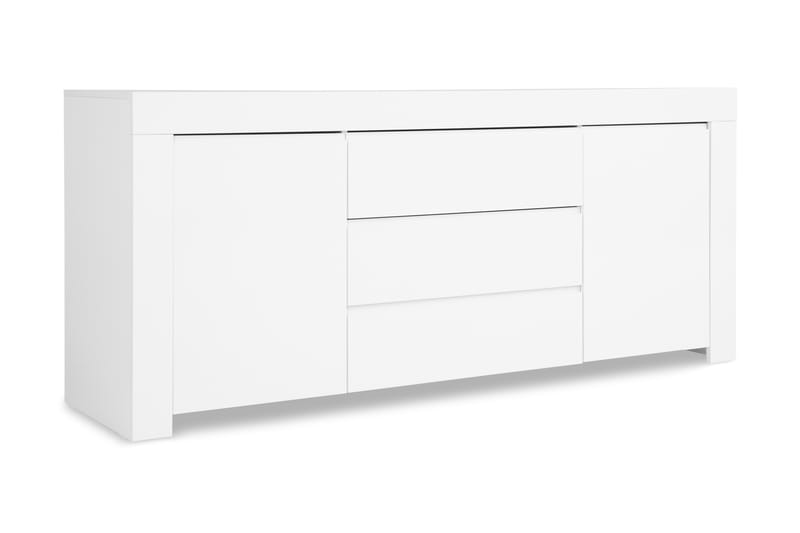 BAVENO Sideboard 190 2 Dörrar 3 Lådor Vit Högglans - Skänkar & sideboards