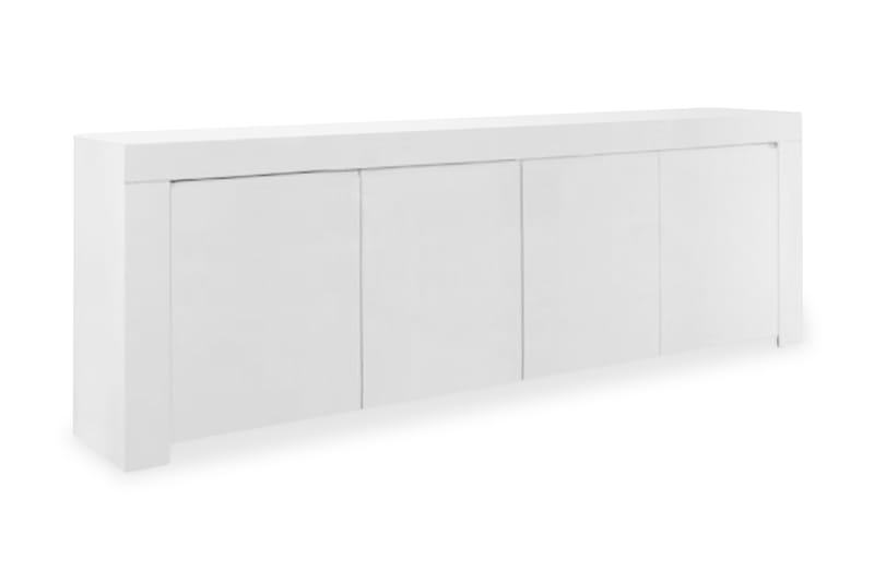 BAVENO Sideboard 210 4 Dörrar Vit Högglans - Skänkar & sideboards