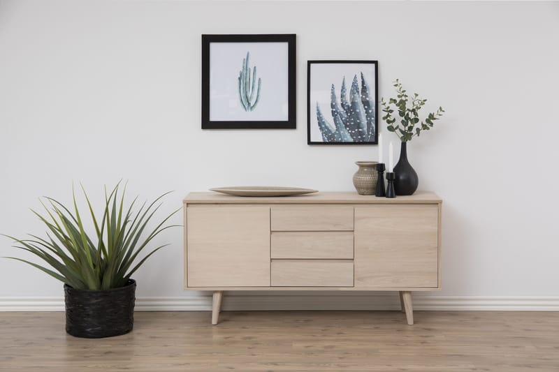 Bellor Skänk 150 cm - Vitpigmenterad - Förvaring - Förvaringsmöbler - Skänkar & sideboards
